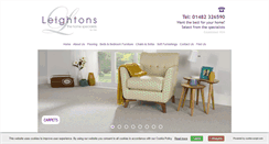 Desktop Screenshot of leightonscarpets.co.uk